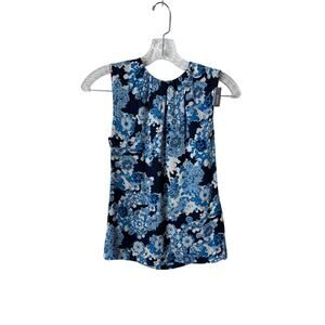 Tory Burch Floral Silk Workwear Tank Blouse Size 0